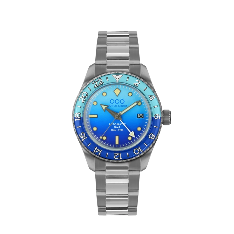 Shaker GMT Bomba Blu · Ultra Brushed