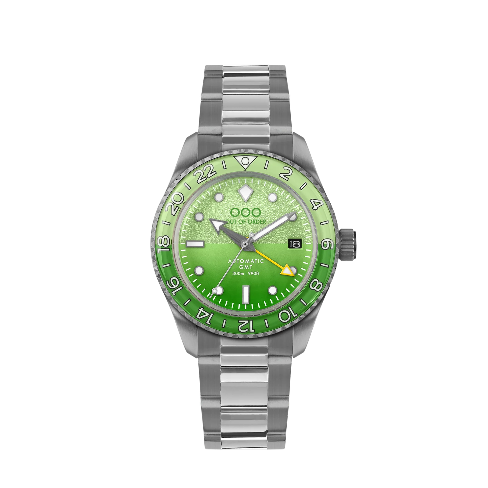 Shaker GMT Midori · Ultra Brushed